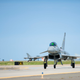 Illustration for article titled Play Fight: Lightning II, Raptor, Rafale, and Typhoon Compete For An Atlantic Trident